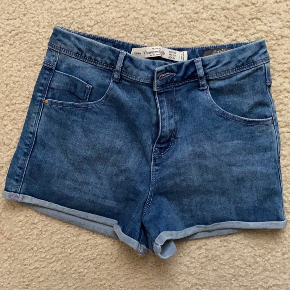 Zara denim shorts
